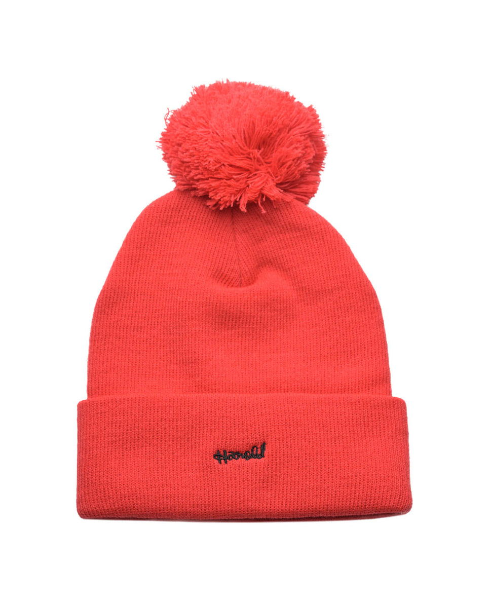 安齋肇×SANZOU POM POM BEANIE -RED×Black- – sanzou tokyo