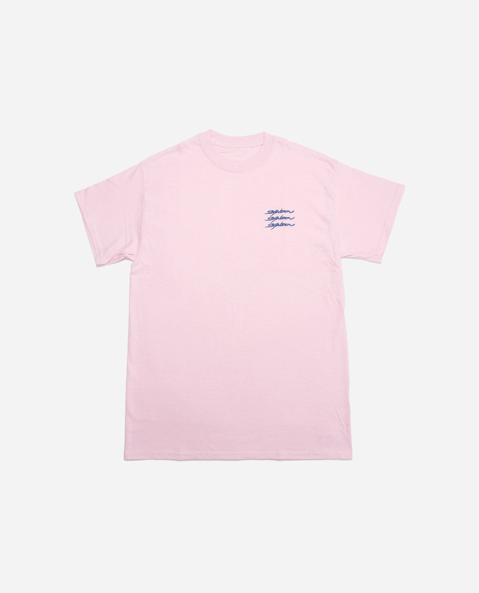 【受注生産品】 - SHORTSLEEVE 3LINES SANZOU PINK×Blue tokyo sanzou – - ミュージシャン