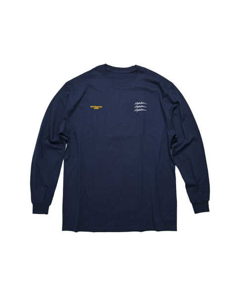 Fantastic Acid×SANZOU LONG SLEEVE - NAVY×White-