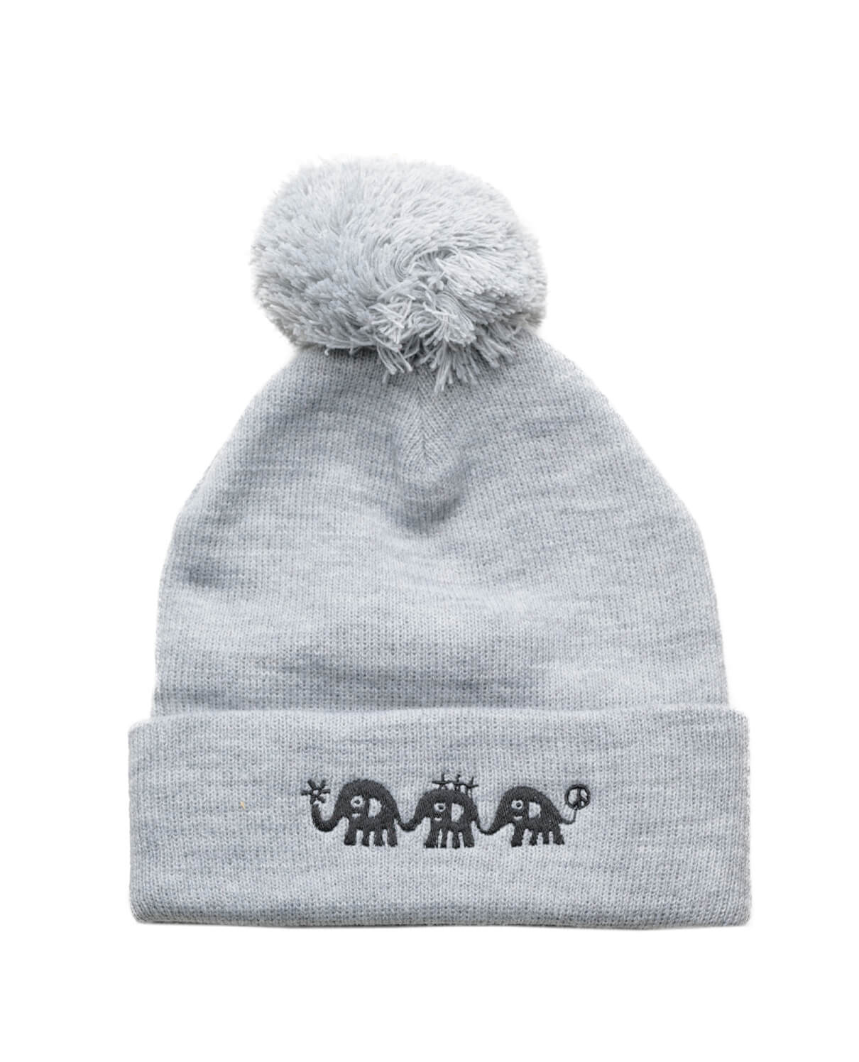 安齋肇×SANZOU POM POM BEANIE -GRAY×Black- – sanzou tokyo