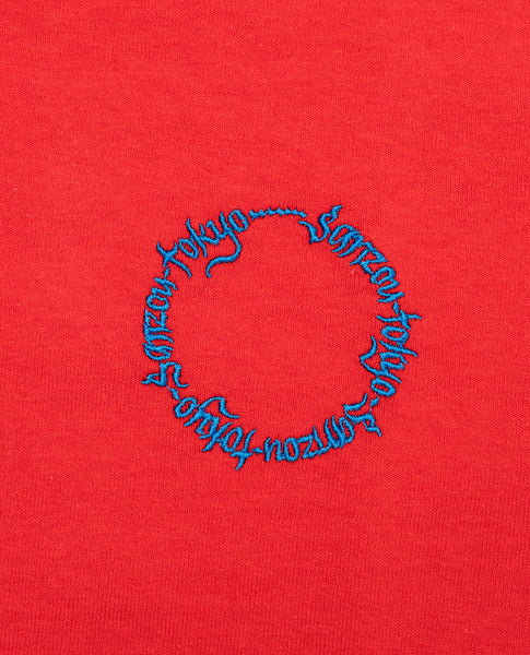 【SALE 30%】SANZOU TOKYO CIRCLE Short Sleeves -RED×Blue-