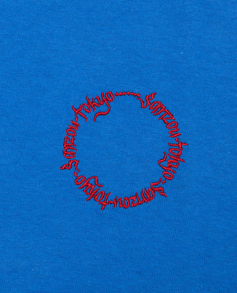【SALE 30%】SANZOU TOKYO CIRCLE Short Sleeves -BLUE×Red-