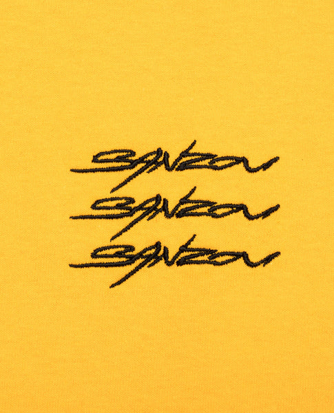 【SALE 30%】SANZOU 3LINES LONGSLEEVE - YELLOW×Black -
